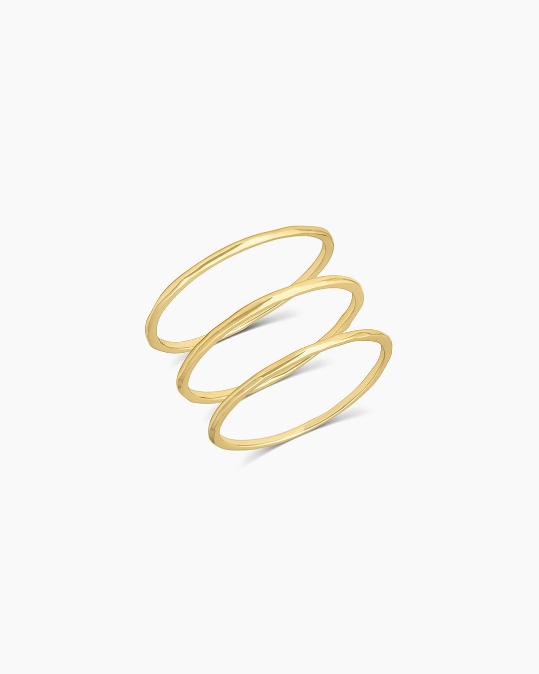 G Ring set || option::18k Gold Plated