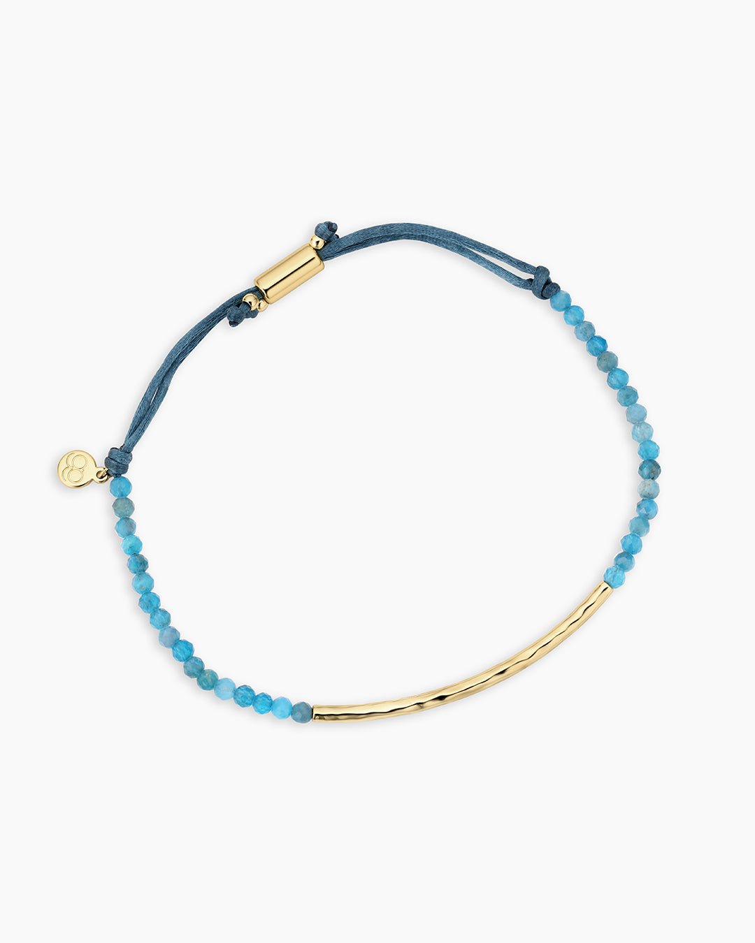 Power Gemstone Bracelet || option::18k Gold Plated, Apatite