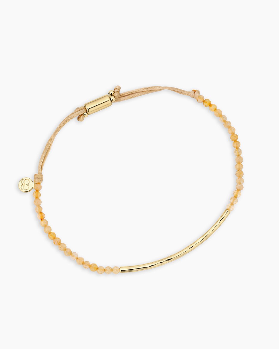 Power Gemstone Bracelet for Abundance || option::18k Gold Plated, Citrine