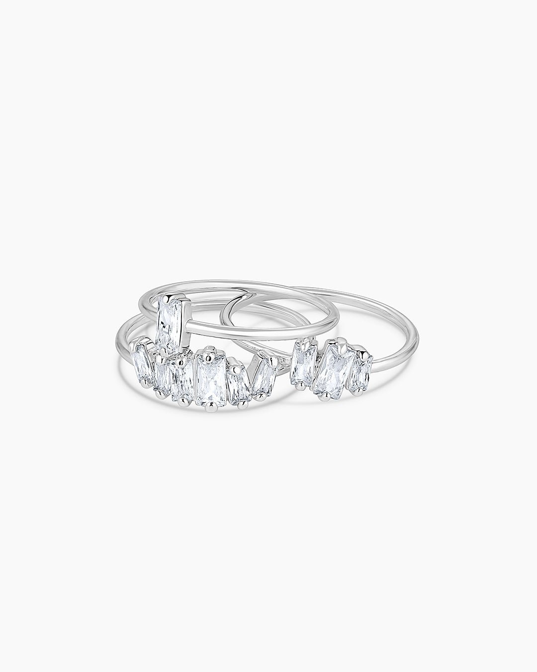 Amara Ring set || option::Silver Plated