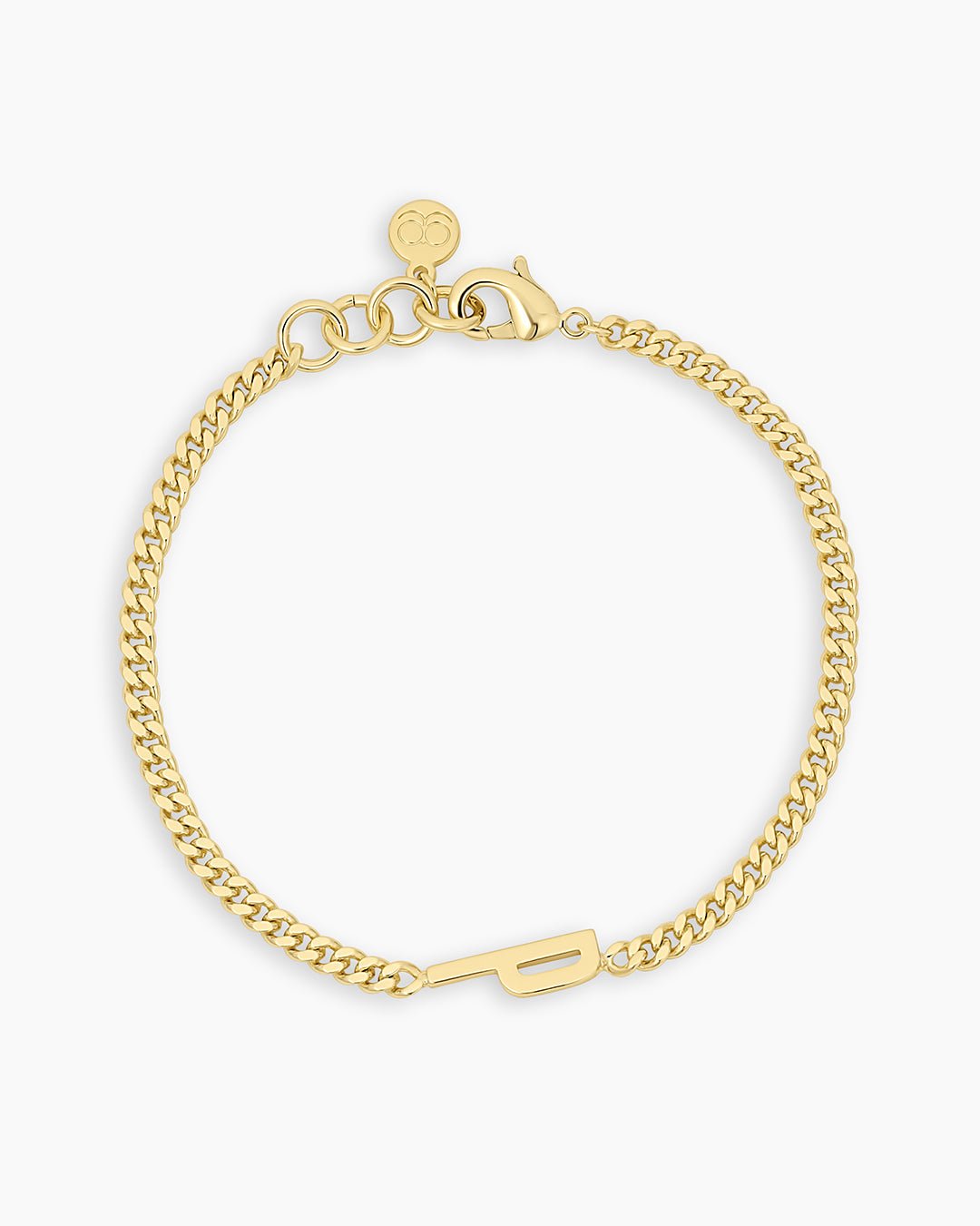 Wilder Alphabet Bracelet Alphabet Bracelet #P || option::18k Gold Plated, P