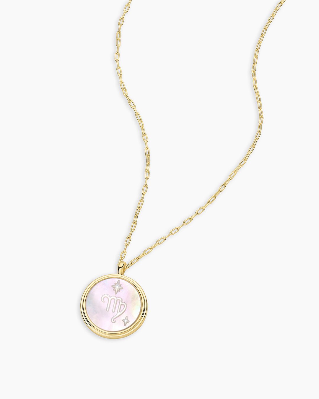 Zodiac Necklace - Scorpio, Astrology Coin Necklace, Scorpio Necklace || option::18k Gold Plated, Virgo