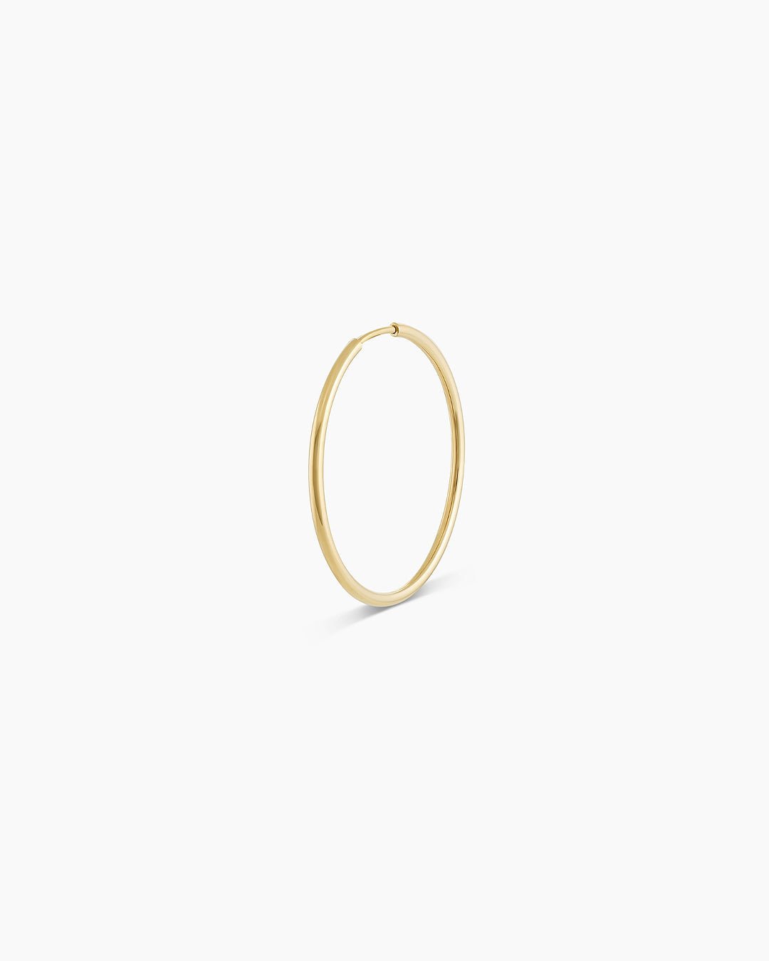 Classic Gold Hoop || option::14k Solid Gold, 22mm, Single