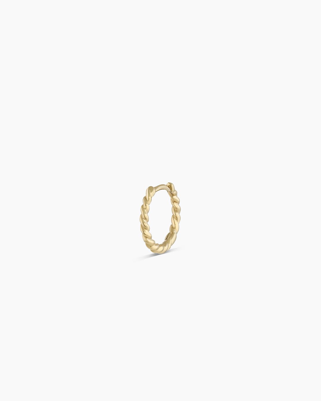 Classic Gold Huggie || option::14k Solid Gold