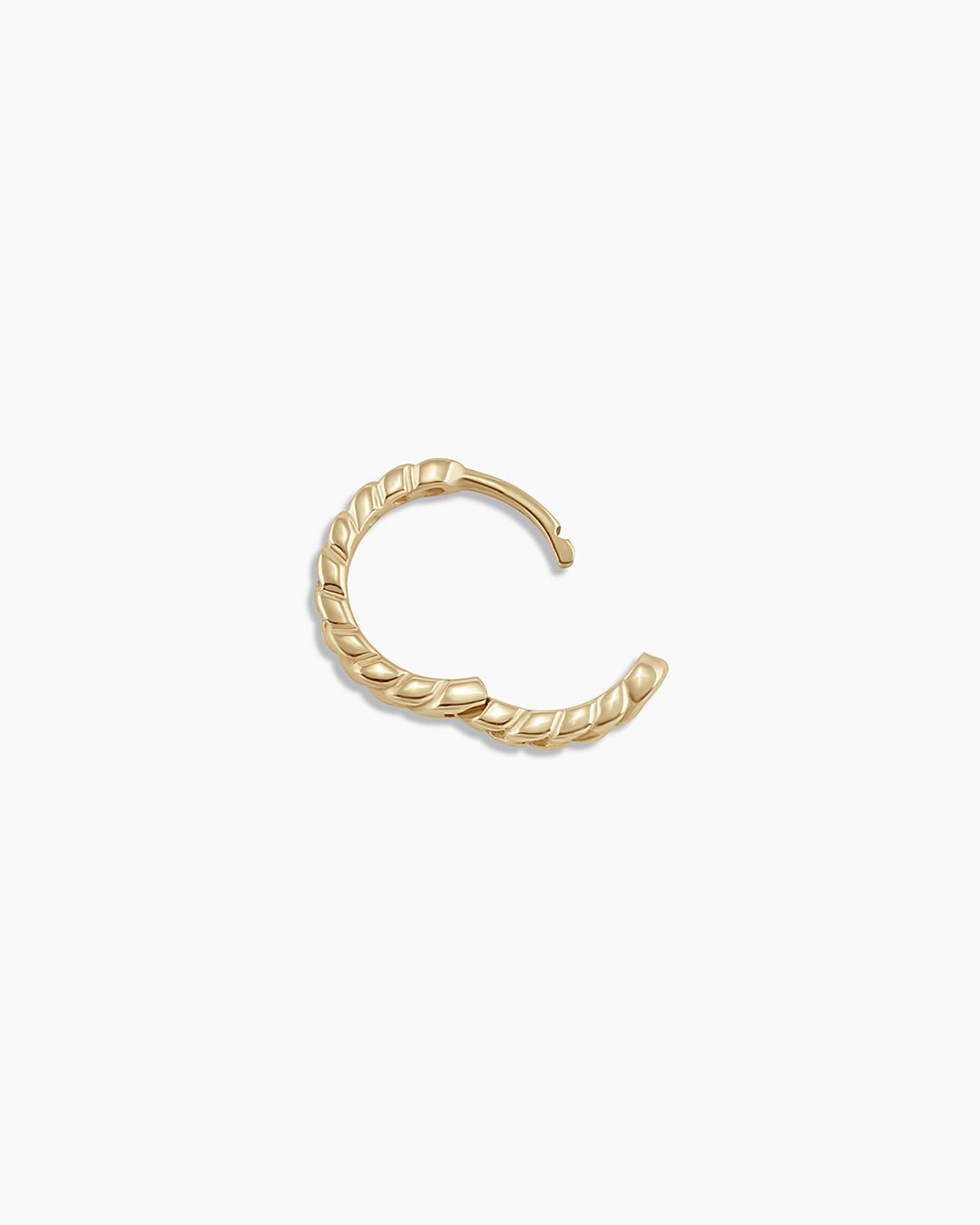 Wilder Huggie || option::14k Solid Gold, Single