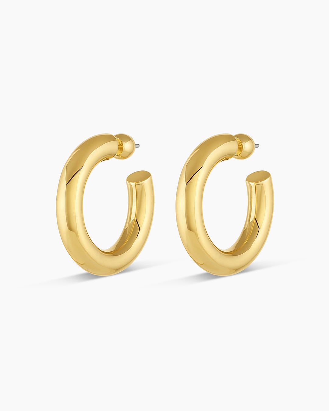 Lou Statement Hoops || option::18k Gold Plated