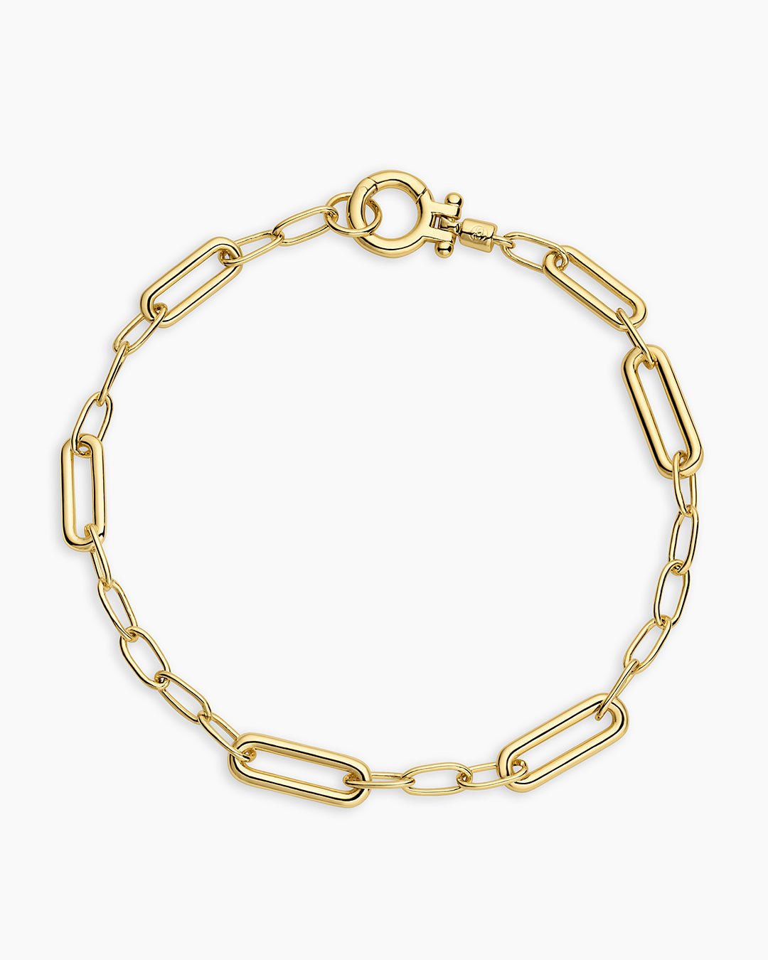 Zoey Statement Chain Bracelet || option::18k Gold Plated