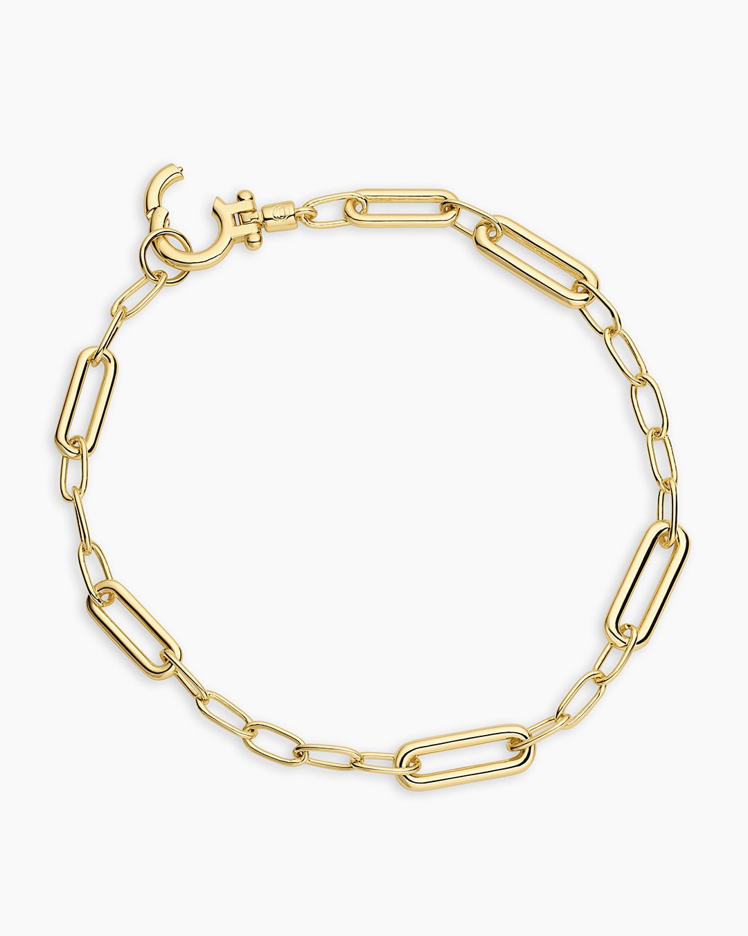 Zoey Statement Chain Bracelet || option::18k Gold Plated