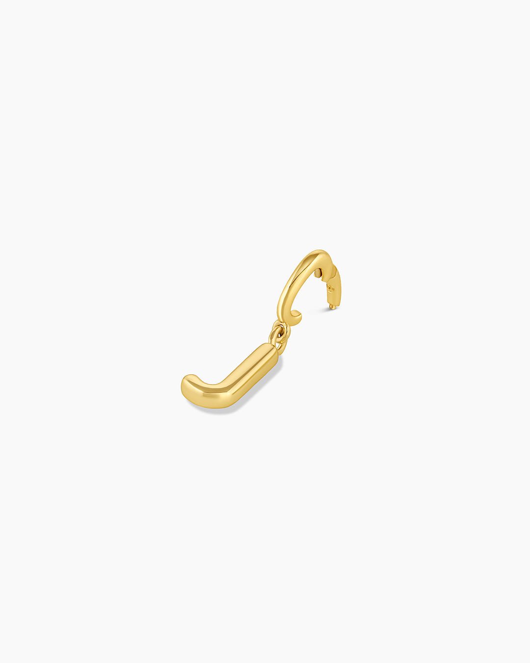 Alphabet Helium Parker Charm #J || option::18k Gold Plated, J