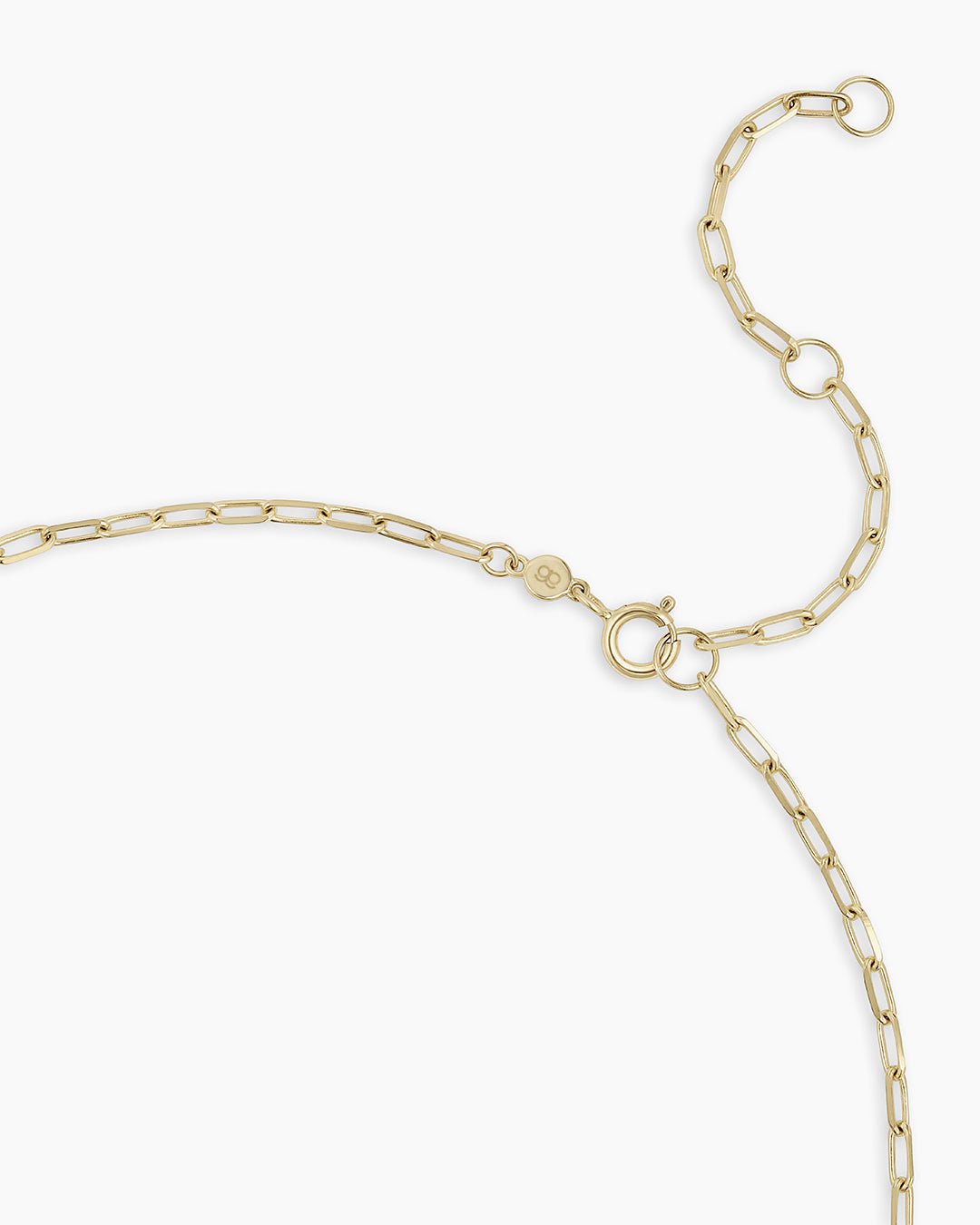 14k Gold Parker Micro Mini Necklace || option::14k Solid Gold, 16-18 in