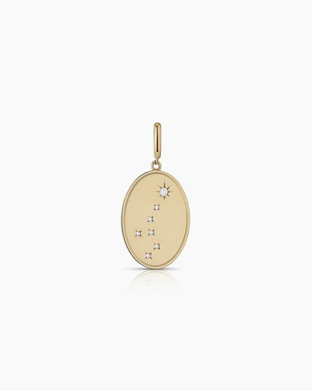 Diamond North Star Charm || option::14k Solid Gold