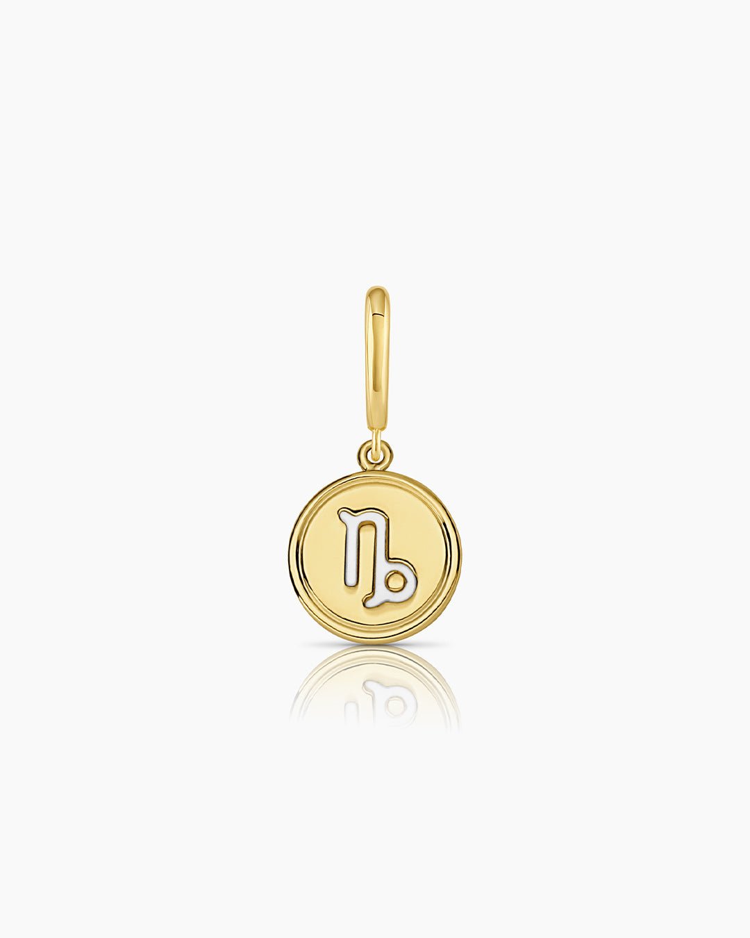 Zodiac Parker Charm || option::18k Gold Plated, Capricorn