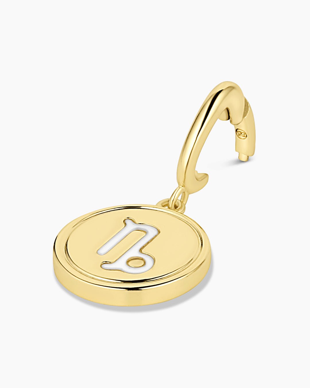 Zodiac Parker Charm || option::18k Gold Plated, Capricorn