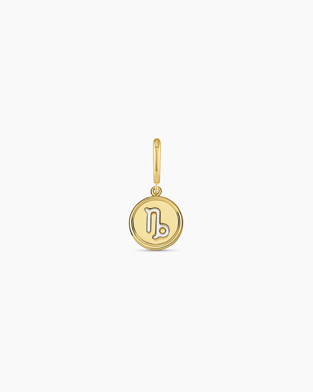 Zodiac Parker Charm || option::18k Gold Plated, Capricorn