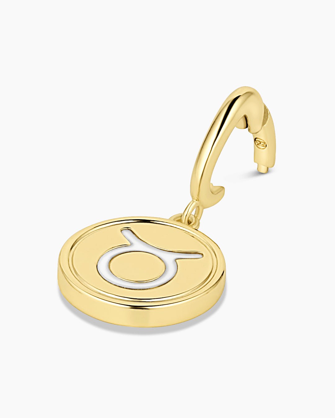 Zodiac Parker Charm || option::18k Gold Plated, Taurus