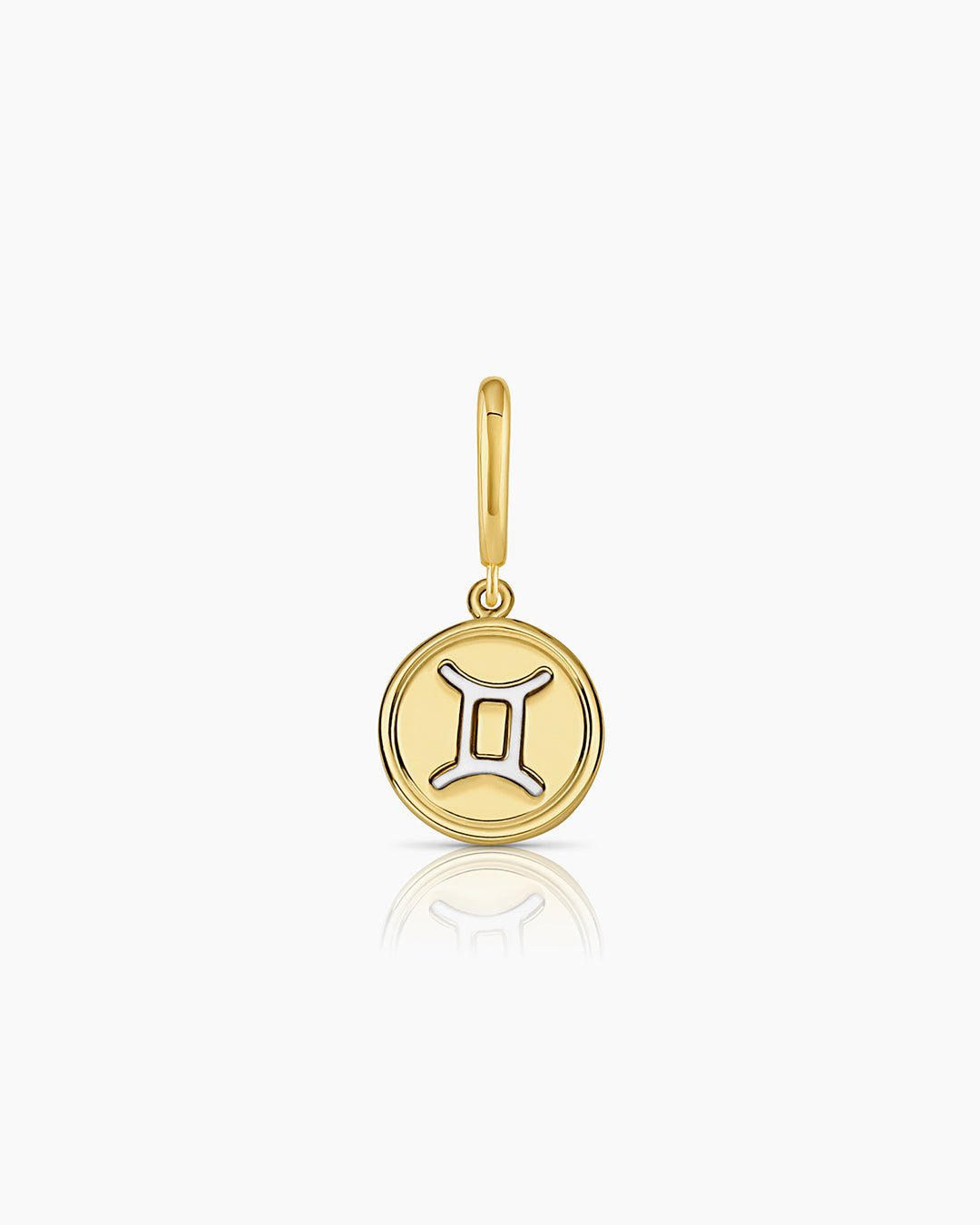 Zodiac Parker Charm || option::18k Gold Plated, Gemini