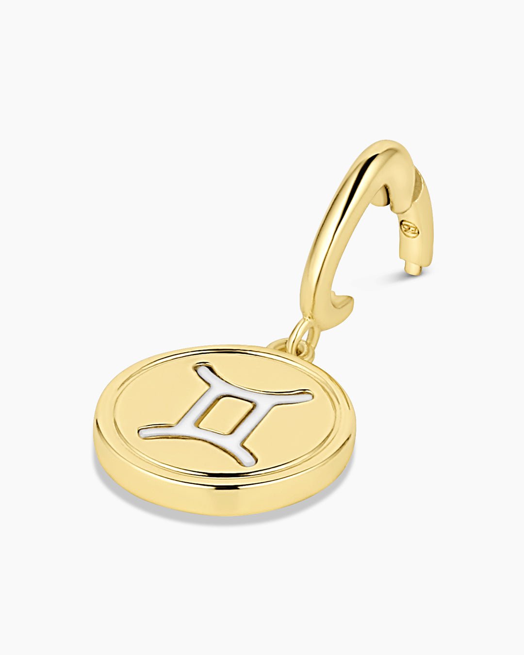 Zodiac Parker Charm || option::18k Gold Plated, Gemini