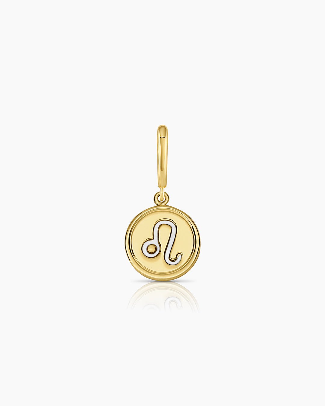 Zodiac Parker Charm || option::18k Gold Plated, Leo