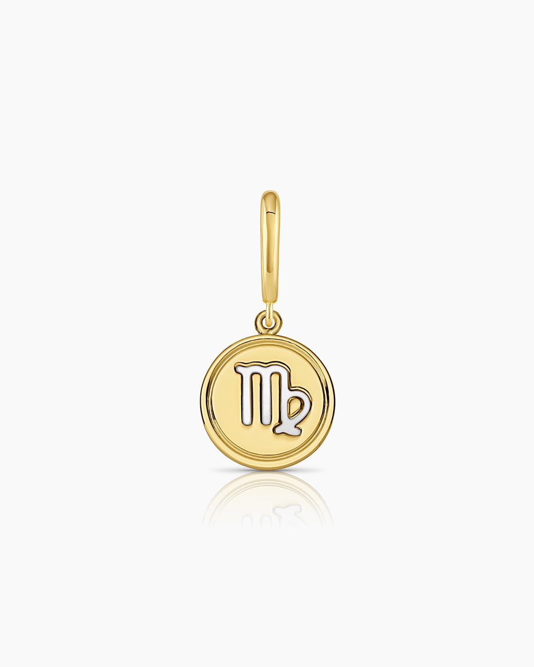 Zodiac Parker Charm || option::18k Gold Plated, Virgo