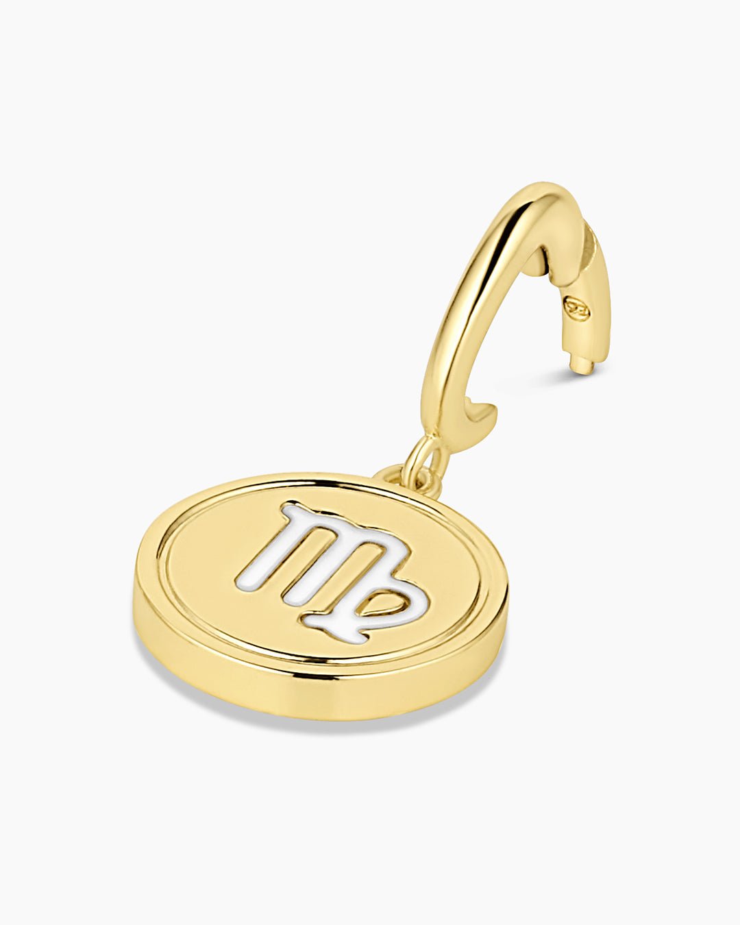 Zodiac Parker Charm || option::18k Gold Plated, Virgo