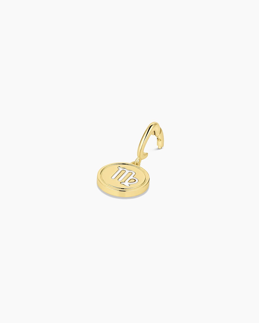 Zodiac Parker Charm || option::18k Gold Plated, Virgo