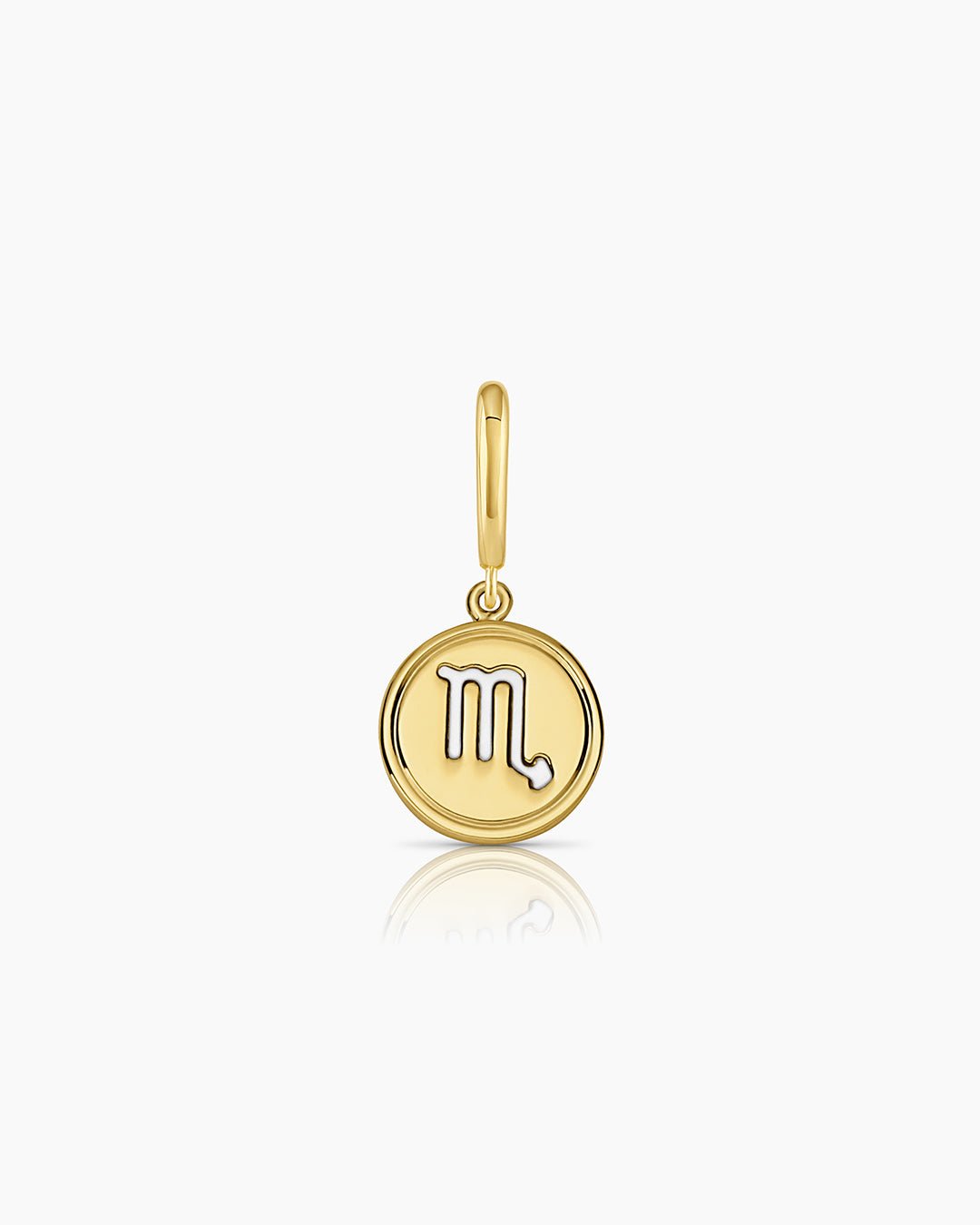 Zodiac Parker Charm || option::18k Gold Plated, Scorpio