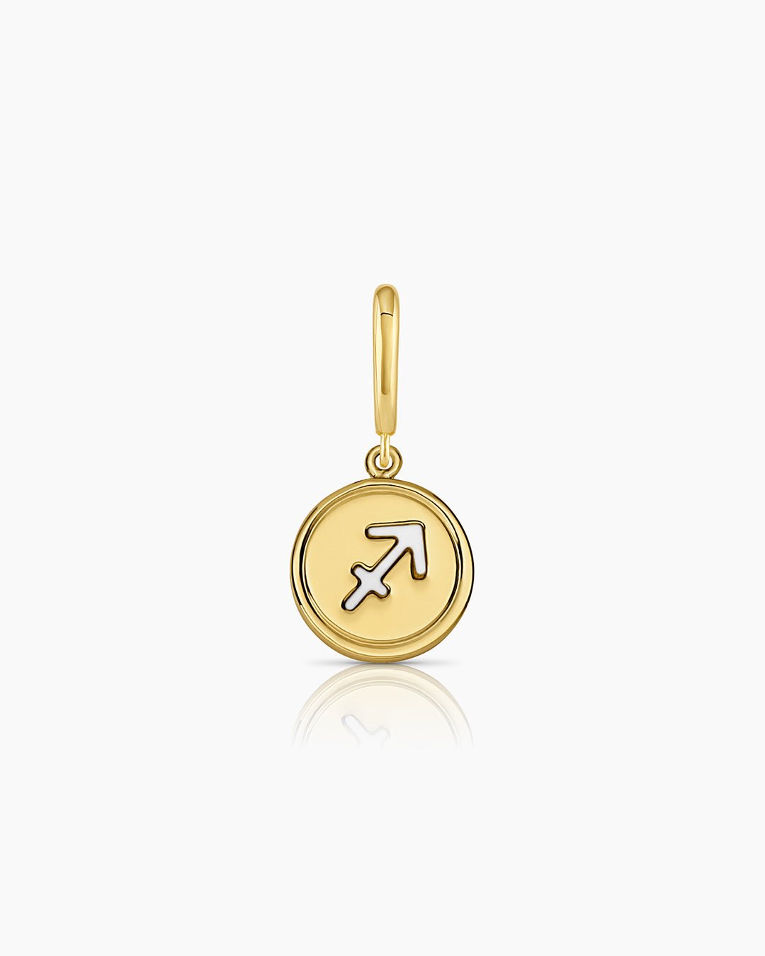 Zodiac Parker Charm || option::18k Gold Plated, Sagittarius