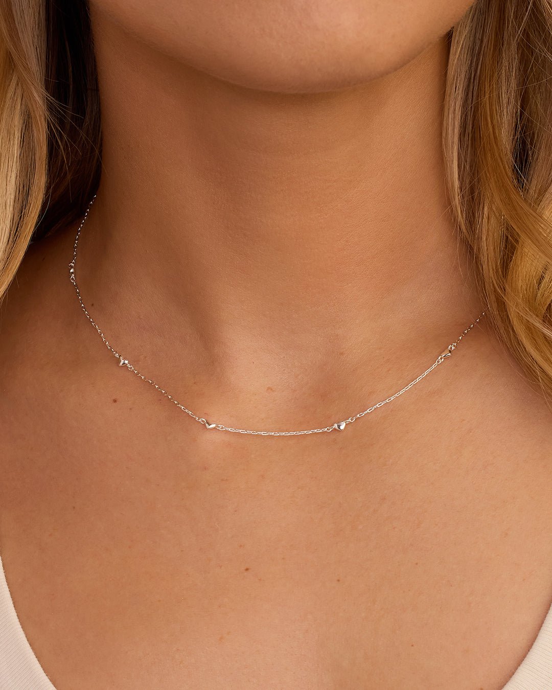 Amour Necklace || option::Silver Plated