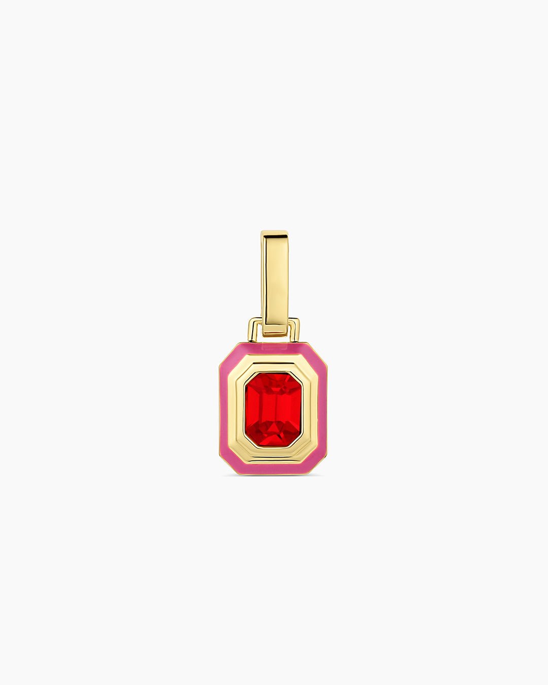 Crimson Tag Charm || option::18k Gold Plated