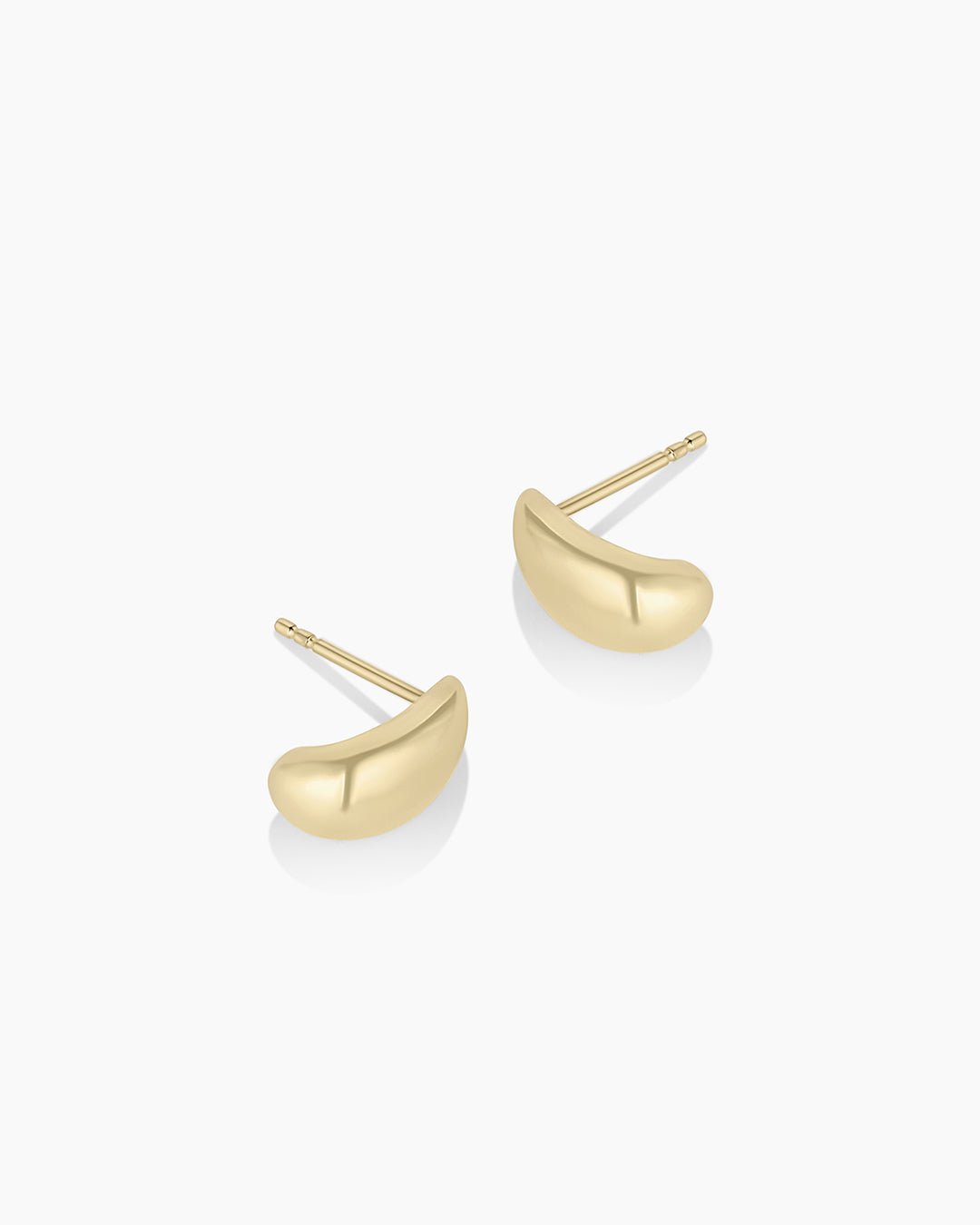 14k Gold Banks Studs || option::14k Solid Gold, Pair