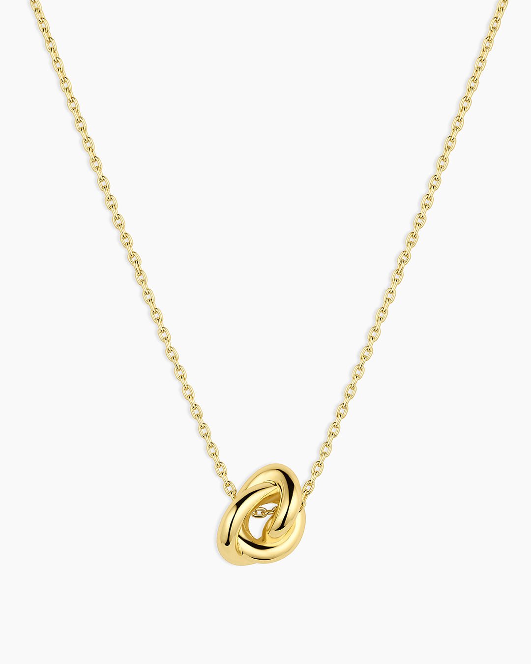 Infinity Knot Necklace || option::18k Gold Plated