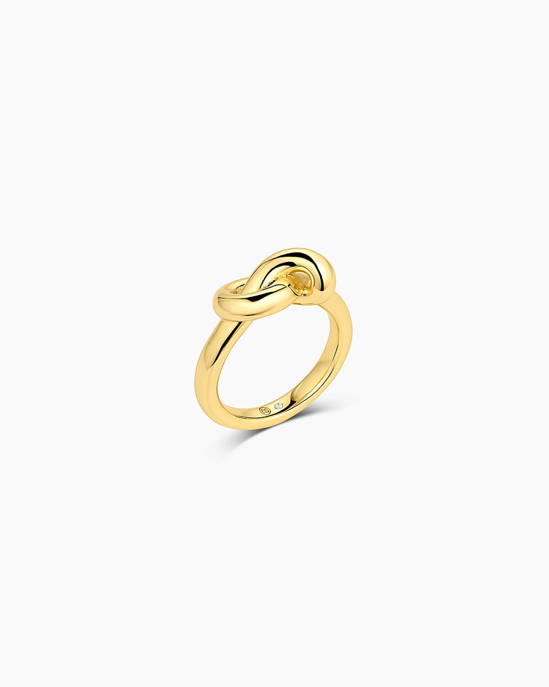 Infinity Knot Ring (size 5) || option::18k Gold Plated