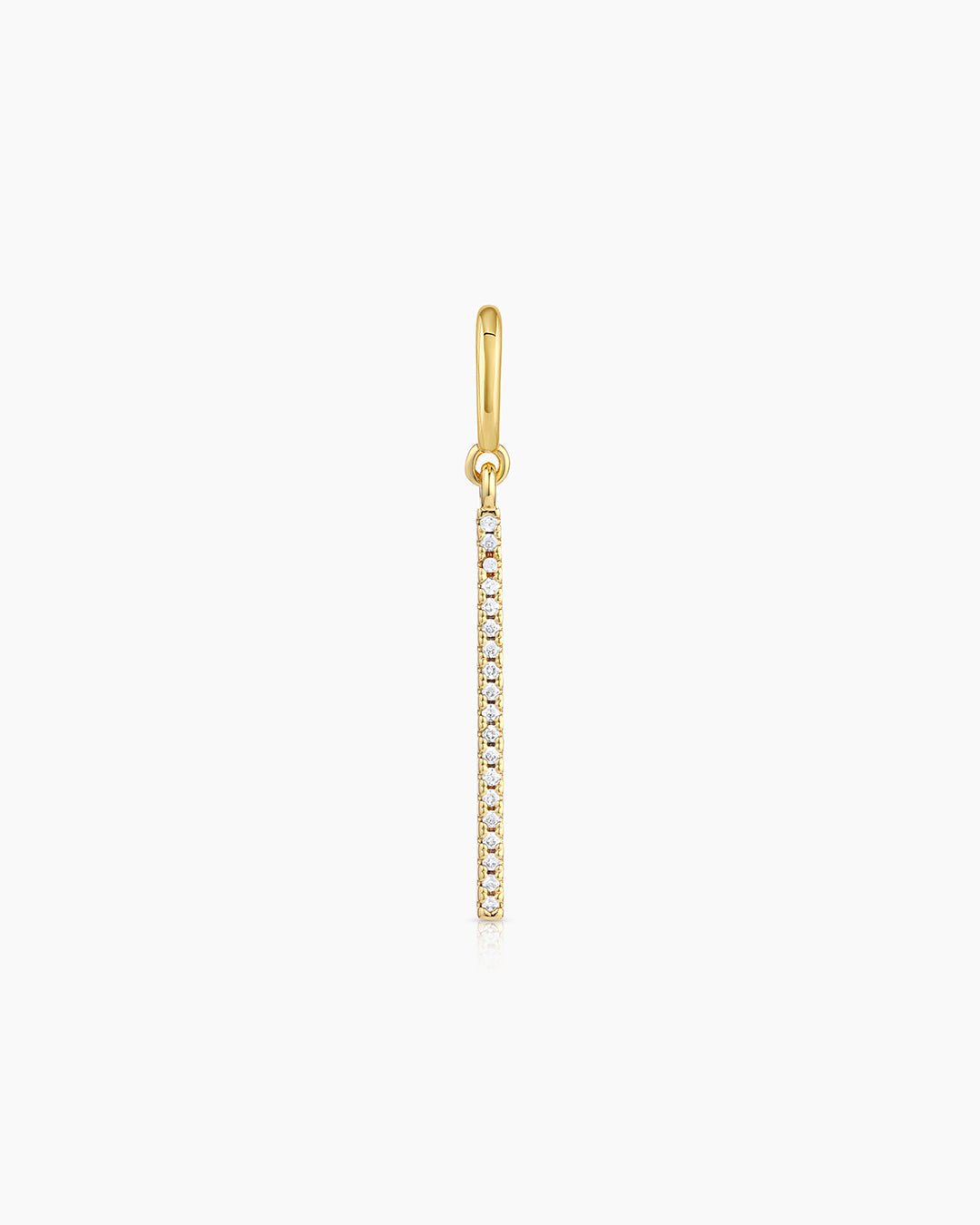 Shimmer Bar Parker Charm || option::18k Gold Plated