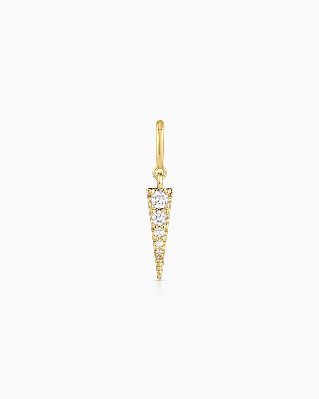 Shimmer Dagger Parker Charm || option::18k Gold Plated