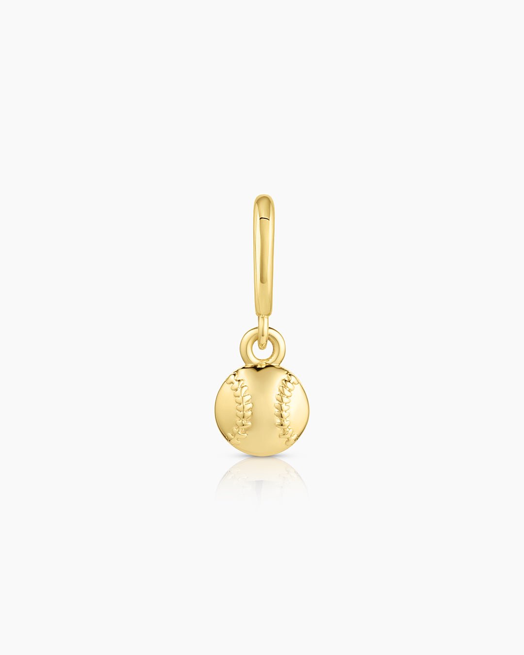 Varsity Parker Charm || option::18k Gold Plated, Baseball