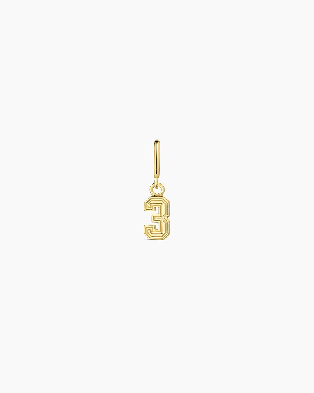 Varsity Sports Parker Charm || option::18k Gold Plated, 3