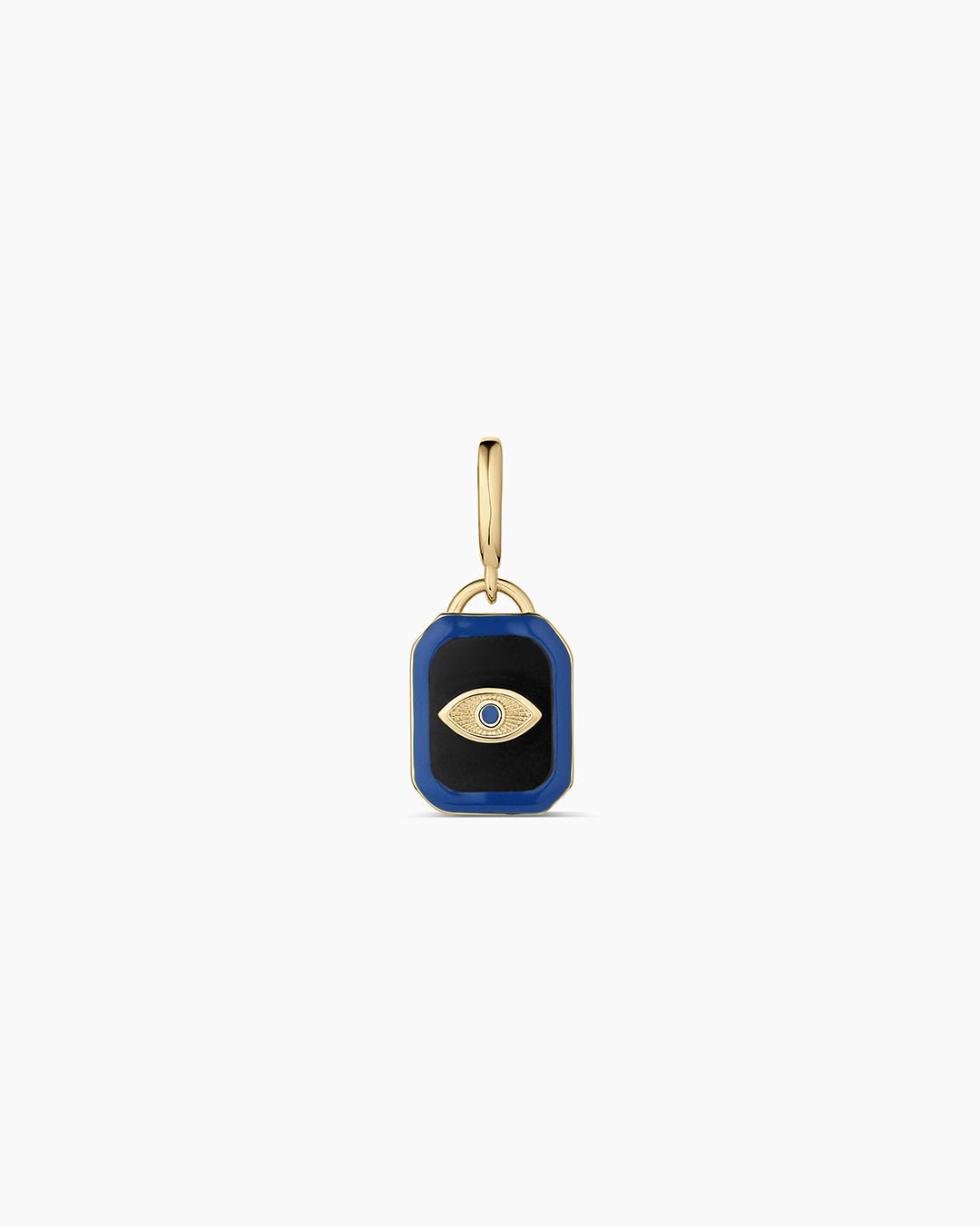 Power Gemstone Protection Parker Charm || option::18k Gold Plated, Black Onyx