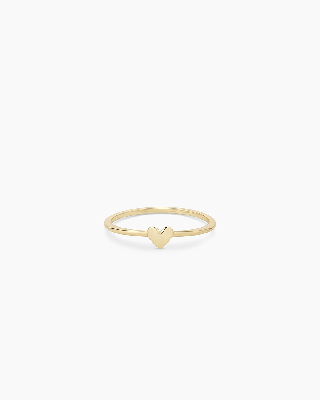 14k Gold Heart Ring || option::14k Solid Gold