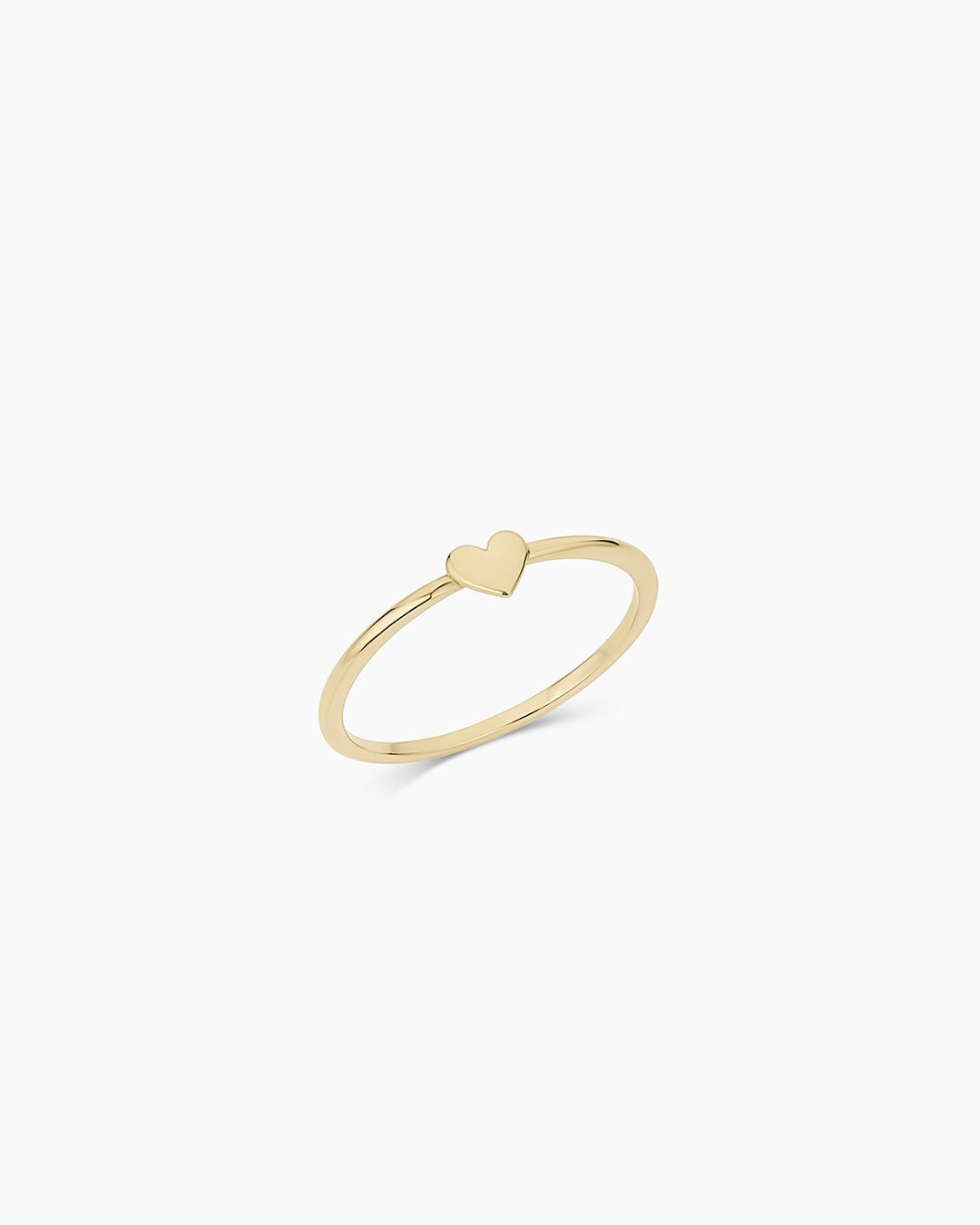 14k Gold Heart Ring || option::14k Solid Gold