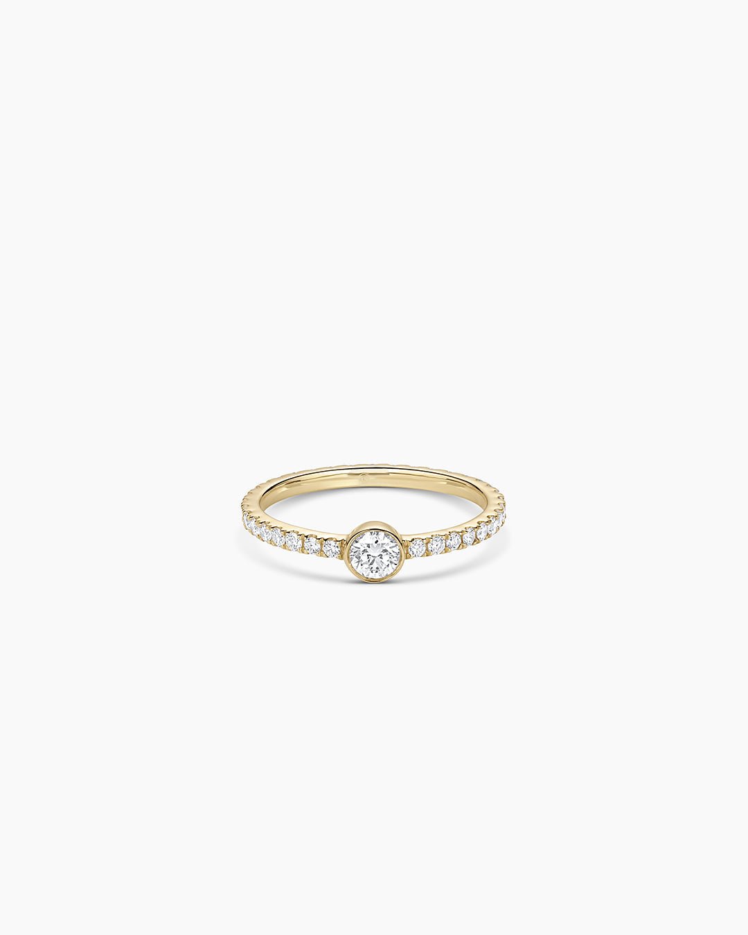 Lab Grown Diamond Circle Eternity Ring || option::14k Solid Gold