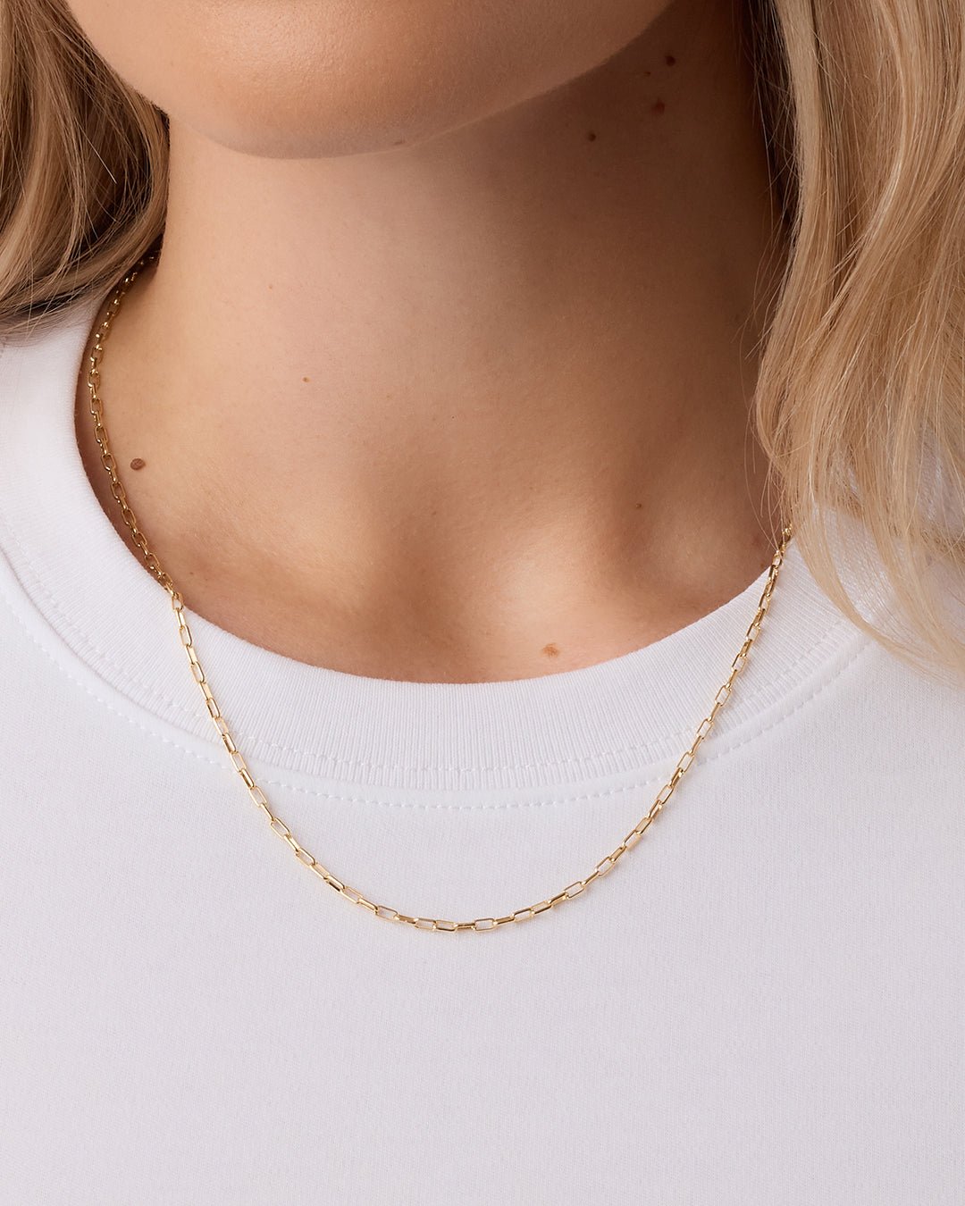 Parker Delicate Necklace || option::18k Gold Plated, 20 in.