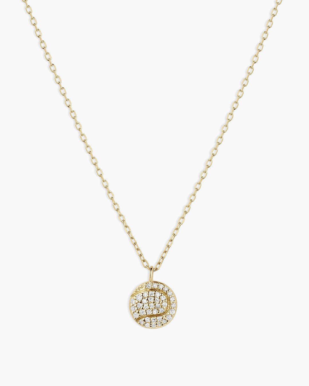 Diamond Ace Necklace || option::14k Solid Gold