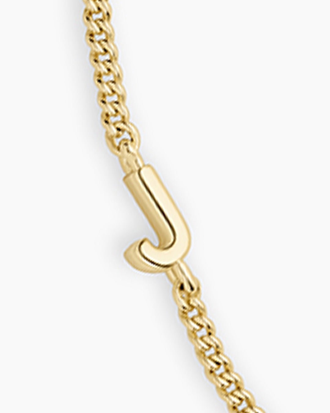 Wilder Mini Alphabet Bracelet || option::18k Gold Plated, J