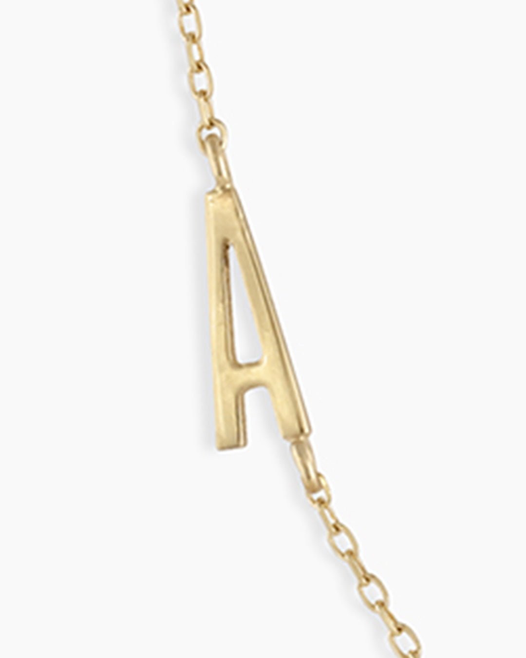  gold alphabet initial necklace