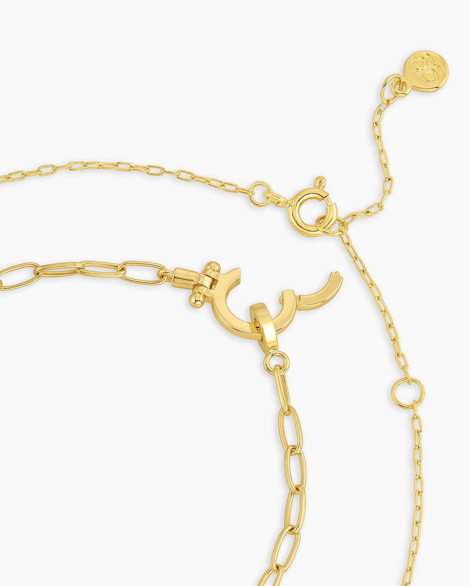 18k Gold Plated engravable Necklace || option::18k Gold Plated