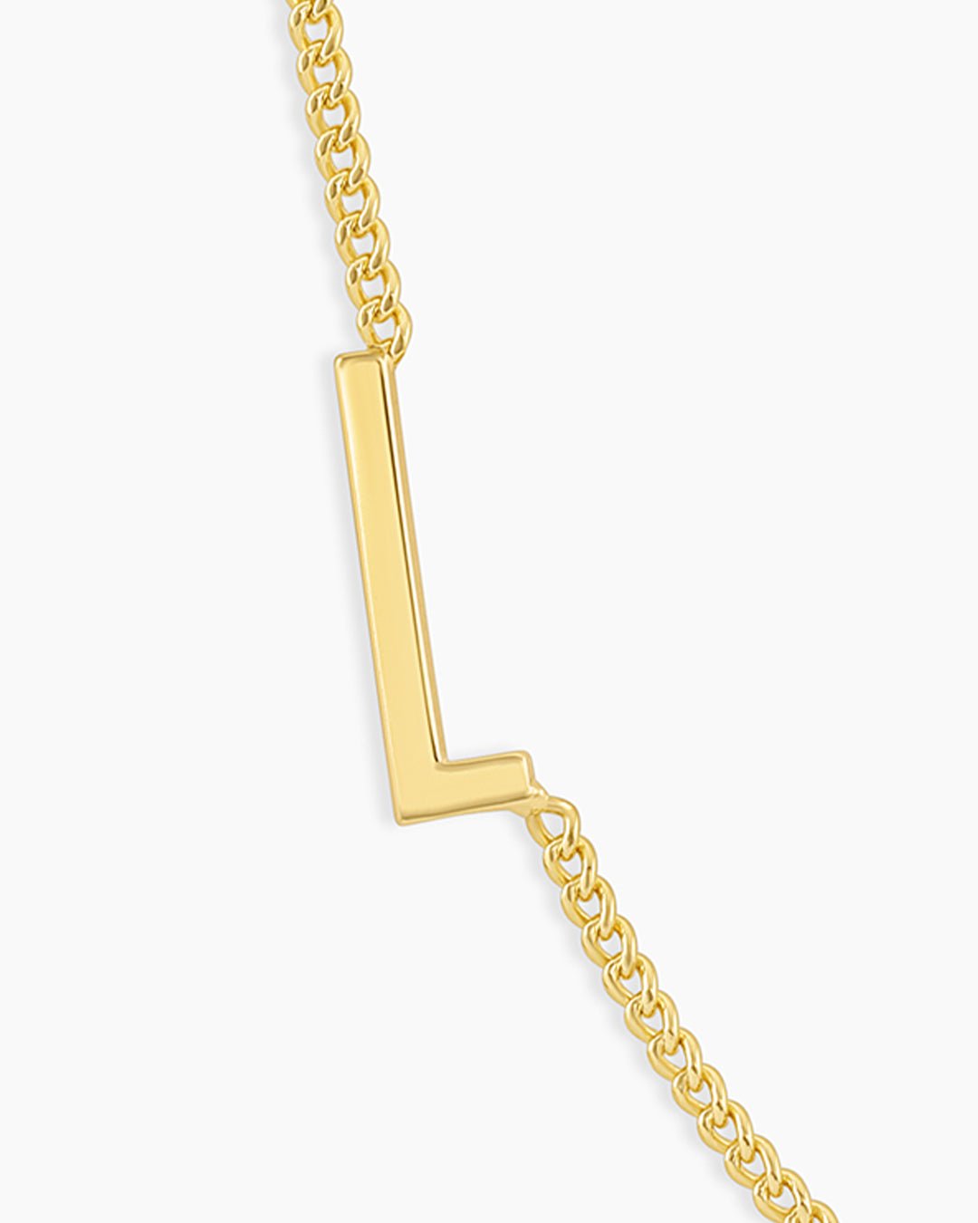 Wilder Alphabet Necklace Alphabet Necklace || option::18k Gold Plated, L