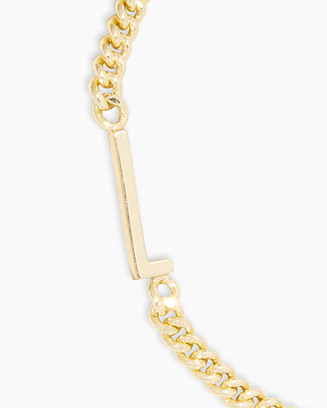 Wilder Alphabet Bracelet Alphabet Bracelet || option::18k Gold Plated, L