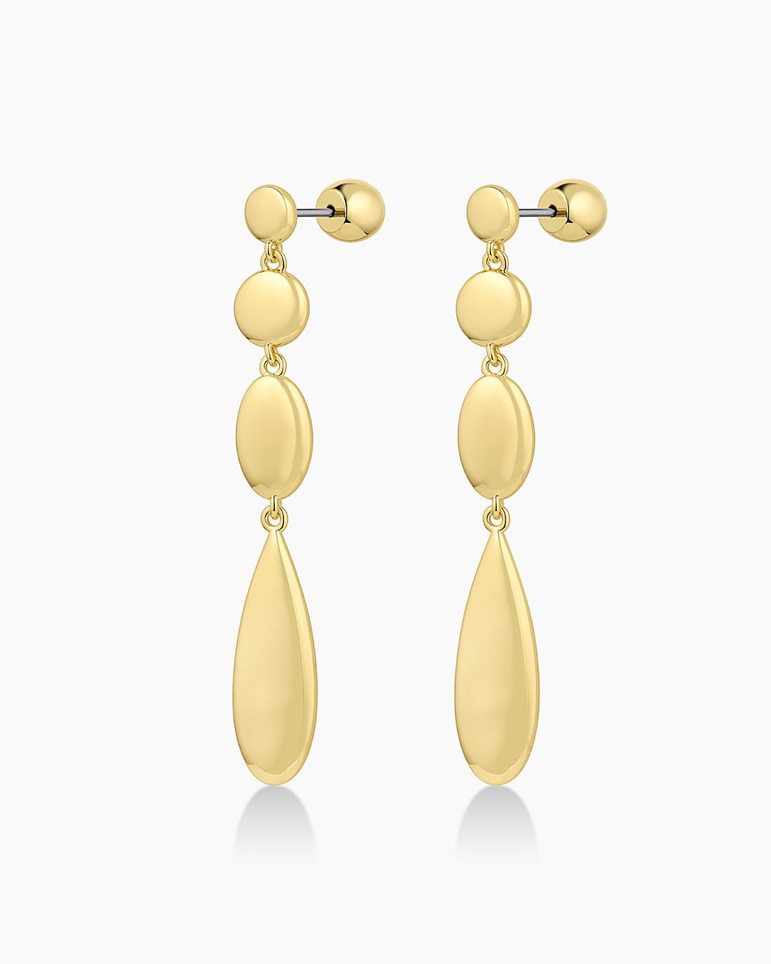 Preston Drop Earrings || option::18k Gold Plated