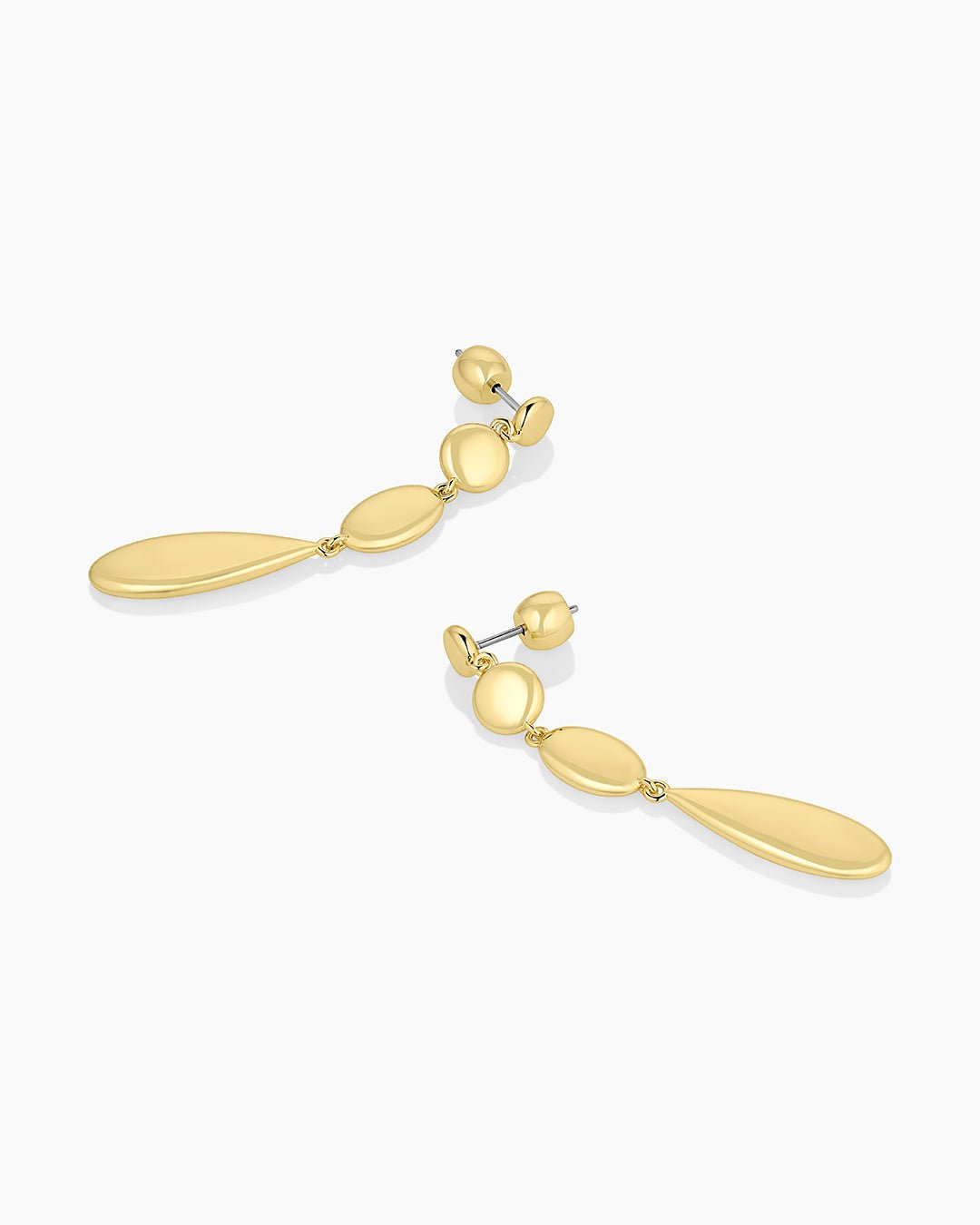 Preston Drop Earrings || option::18k Gold Plated