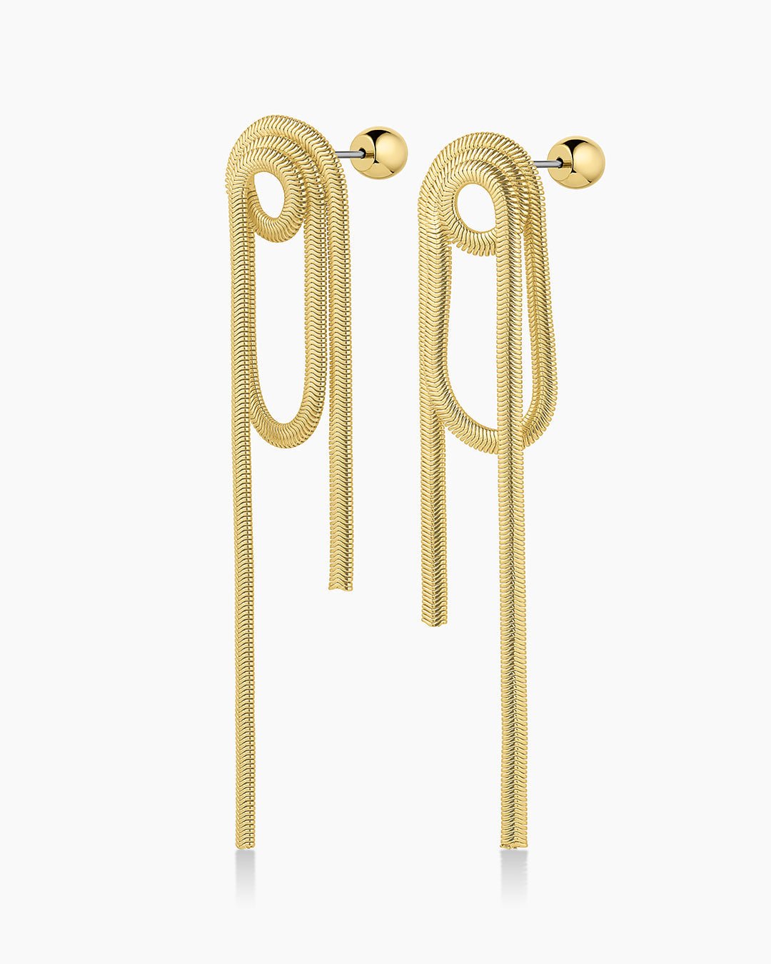 Venice Loop Earrings || option::18k Gold Plated